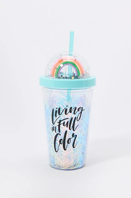 Girls Confetti Tumbler