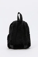 Girls Faux Fur Mini Backpack