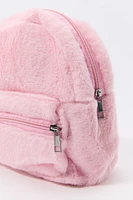Girls Faux Fur Mini Backpack