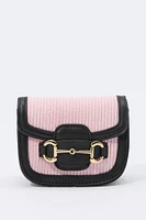 Girls Ribbed Crossbody Purse