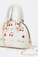 Sac Ã  main avec motif de cerises pour fille