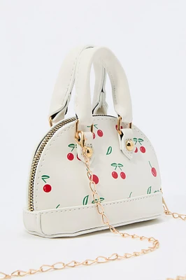 Sac Ã  main avec motif de cerises pour fille