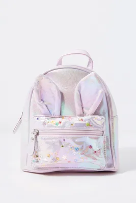 Girls Bunny Critter Mini Backpack