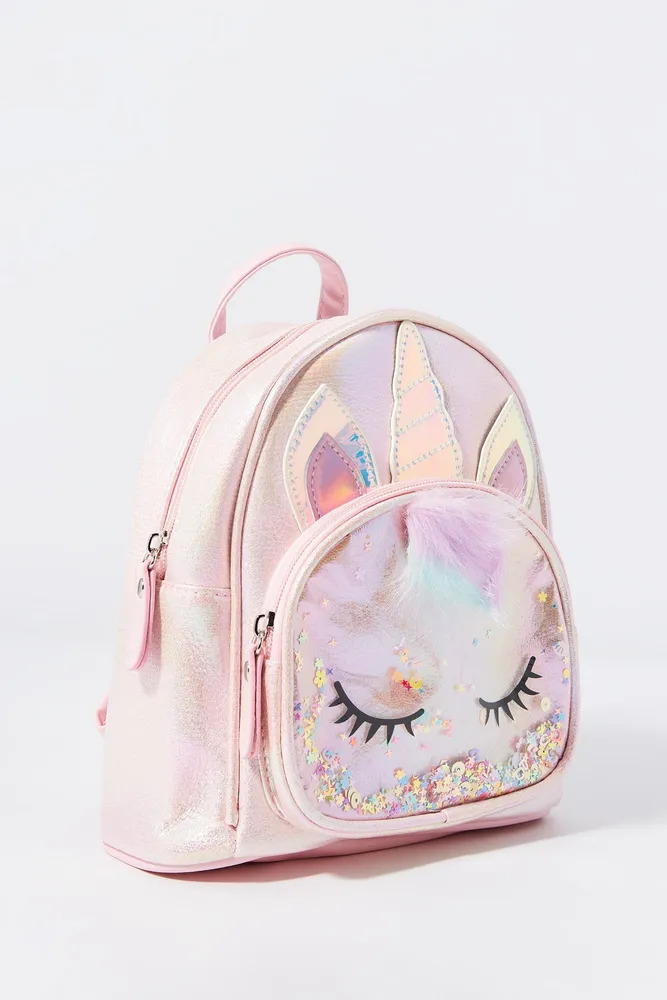 Girls Unicorn Critter Mini Backpack