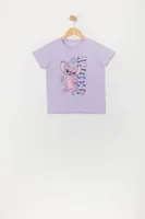 Girls Angel Graphic T-Shirt