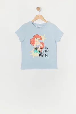 Girls The Little Mermaid Graphic T-Shirt