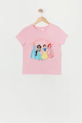 Girls Princess Squad Graphic T-Shirt
