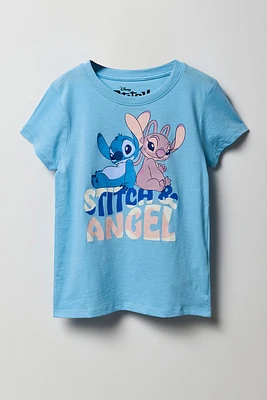 T-shirt à imprimé Stitch & Angel pour fille