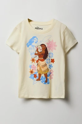 T-shirt à imprimé Moana pour fille