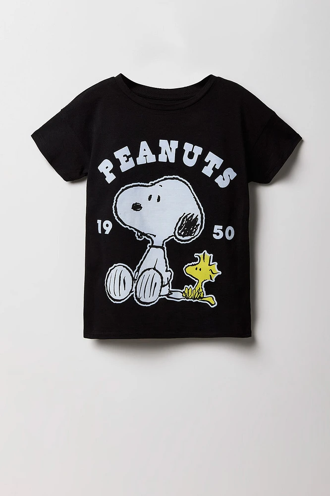 T-shirt Ã  imprimÃ© Peanuts 1950 pour fille