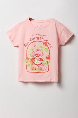 T-shirt à imprimé Strawberry Shortcake pour fille