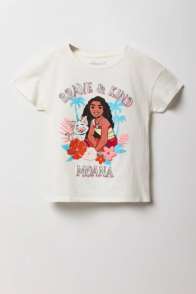 Girls Moana Graphic T-Shirt