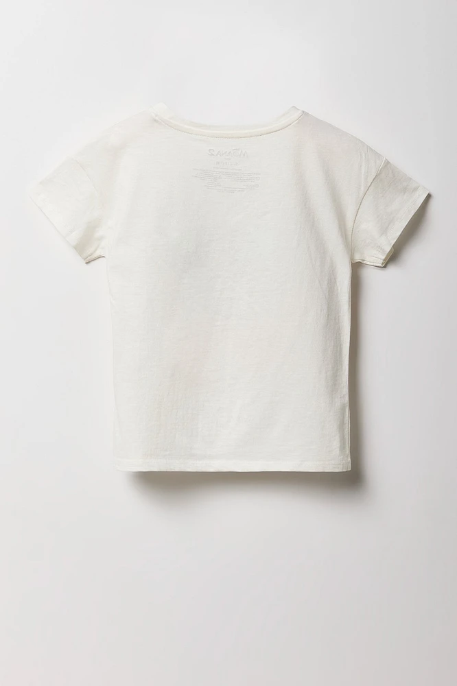 T-shirt à imprimé Moana pour fille