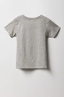 T-shirt gris Ã  imprimÃ© Stitch & Angel pour fille