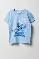 T-shirt à imprimé Stitch pour fille