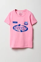 T-shirt Ã  imprimÃ© Stitch Racing pour fille