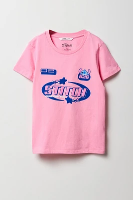 Girls Stitch Racing Graphic T-Shirt