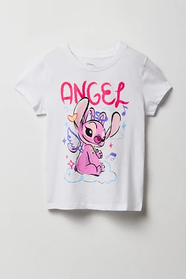 T-shirt à imprimé Angel pour fille