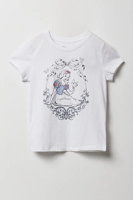 T-shirt à imprimé Snow White pour fille