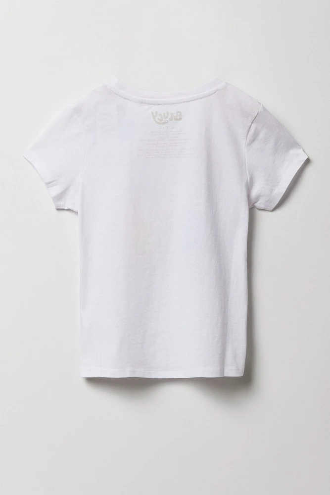T-shirt à imprimé Bluey & Bingo pour fille