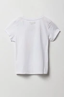 T-shirt à imprimé Bluey & Bingo pour fille
