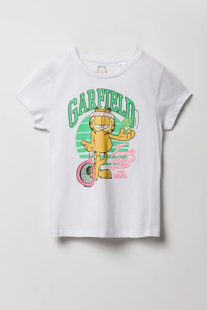 T-shirt à imprimé Garfield Tennis Club pour fille