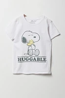 T-shirt à imprimé Snoopy Huggable pour fille