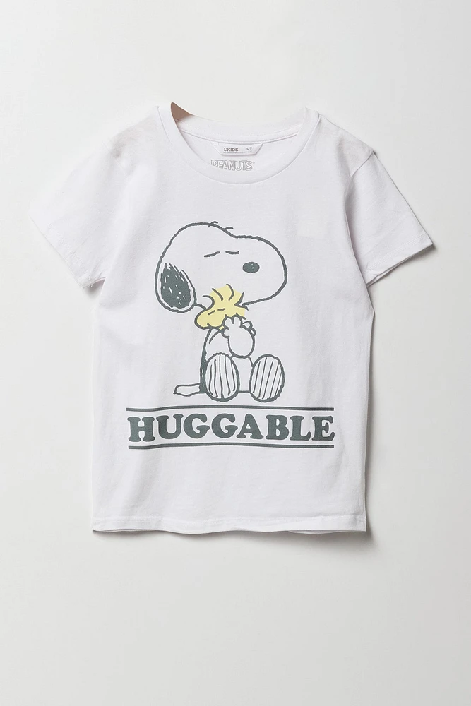 Girls Snoopy Huggable T-Shirt