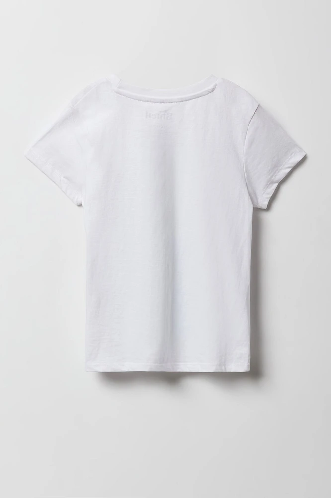 T-shirt à imprimé Stitch pour fille