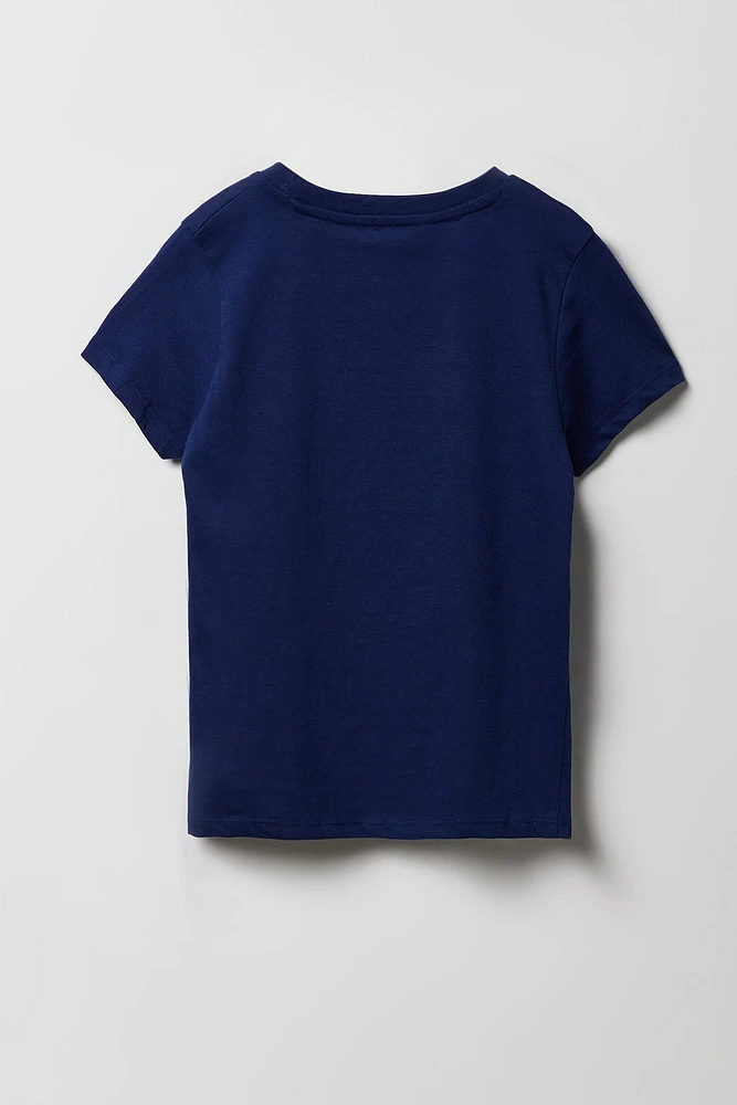 T-shirt à imprimé Stitch pour fille