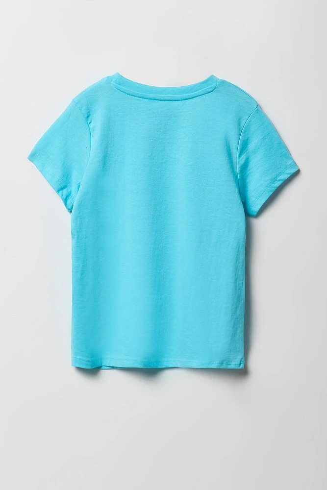 T-shirt à imprimé Stitch & Angel pour filles