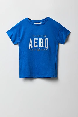 T-shirt à imprimé Aero NYC pour fille