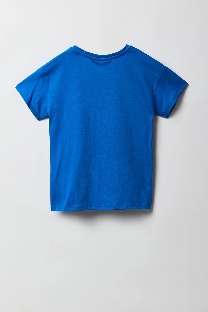 T-shirt à imprimé Aero NYC pour fille