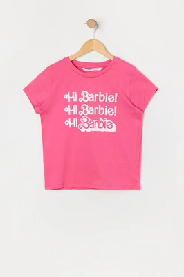 Barbie™ The Movie Girls Hi Barbie! Graphic T-Shirt