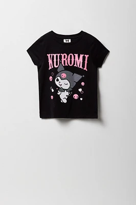 T-shirt Ã  imprimÃ© Kuromi pour fille