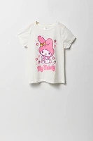 T-shirt Ã  imprimÃ© My Melody pour fille