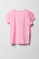 T-shirt Ã  imprimÃ© Hello Kitty Strawberry Milk pour fille