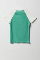 Girls Peanuts Graphic Raglan T-Shirt