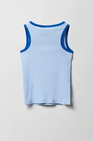 Girls Cinnamoroll Embroidered Ribbed Tank
