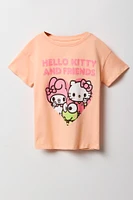 T-shirt Ã  imprimÃ© Hello Kitty & Friends pour fille