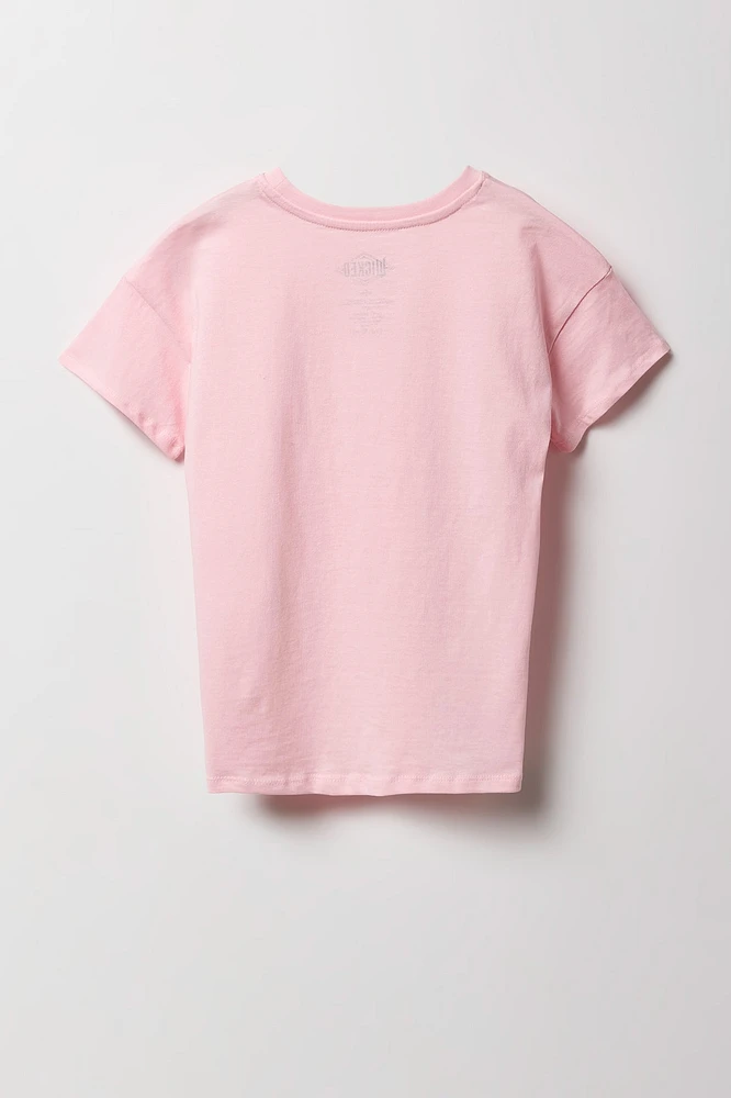 T-shirt Ã  imprimÃ© Wicked Perfectly Pink pour fille