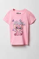 T-shirt à imprimé Angel pour filles