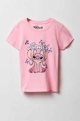 T-shirt à imprimé Angel pour filles