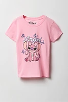 T-shirt à imprimé Angel pour filles