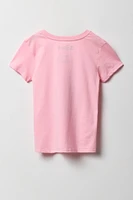 T-shirt à imprimé Angel pour filles