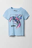 T-shirt Ã  imprimÃ© Stitch pour filles