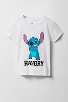 T-shirt à imprimé Hangry Stitch pour filles