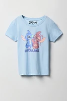 T-shirt Ã  imprimÃ© Stitch & Angel pour filles