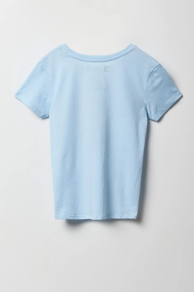 T-shirt Ã  imprimÃ© Stitch & Angel pour filles