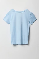 T-shirt Ã  imprimÃ© Stitch & Angel pour filles